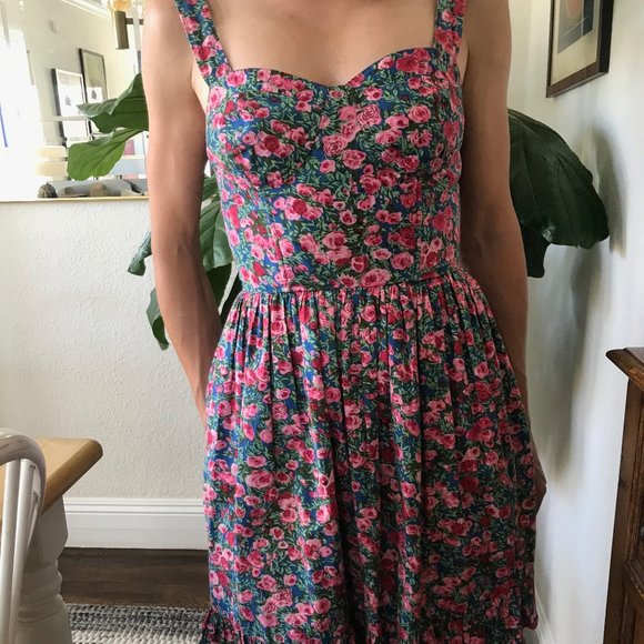 Floral ASOS bustier sundress - Picture 1 of 4